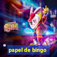 papel de bingo